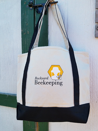 Backyard Beekeeping Canvas Tote